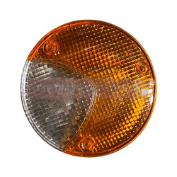 PSV/07/379-12/24V Front Indicator and Position Lamp Lens, 122.5mm Diameter-PSV Transport Systems Bus and Coach Parts