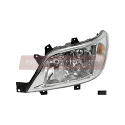 PSV/07/637-12V H3 Headlamp, Left, Without Bulbs, Mercedes Sprinter-PSV Transport Systems Bus and Coach Parts