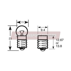 PSV/09/015-24V 2.8W G11 E10/13 MES Panel Bulb.-PSV Transport Systems Bus and Coach Parts