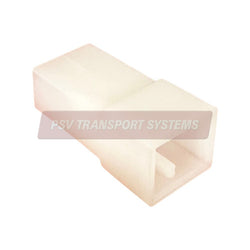 PSV/20/370-2 Way Nylon 66 Crimp Terminal Housing, Natural-PSV Transport Systems Bus and Coach Parts