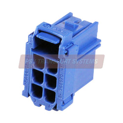 PSV/69/712-Connector Housing, Receptacle, 6 Ways, 5 mm, AMP MCP 2.8 Series Socket Contacts-PSV Transport Systems Bus and Coach Parts