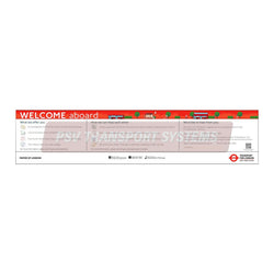 PSV/84/606-Customer Experience (NRM) Sticker, White Text on Red Background, Black Text on White Background, 850 x 190mm-PSV Transport Systems Bus and Coach Parts
