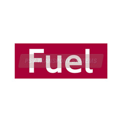 PSV/84/617-Fuel – NRM Sticker, White Text, 20mm-PSV Transport Systems Bus and Coach Parts