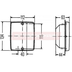 PSV/07/251-Tail Lamp-PSV Transport Systems Bus and Coach Parts