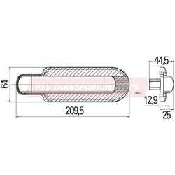 PSV/07/456-24V LED Side Indicator Lamp-PSV Transport Systems Bus and Coach Parts