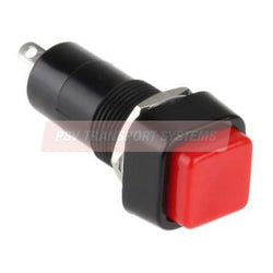 PSV/10/834-Single pole on-off switch Momentary Push Button Switch, 12mm, Panel Mount, red-PSV Transport Systems Bus and Coach Parts