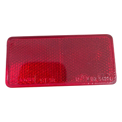 PSV/07/137-Red Reflector, Self Adhesive, 92mm x 44mm-PSV Transport Systems Bus and Coach Parts