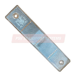 PSV/07/738-White Reflector, 180mm x 40mm-PSV Transport Systems Bus and Coach Parts