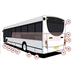 Alexander Dennis Enviro 200 Euro 5 10.8 metre Exterior Body-Alexander Dennis Enviro 200 Euro 5 10.8 metre Exterior Body-PSV Transport Systems Bus and Coach Parts