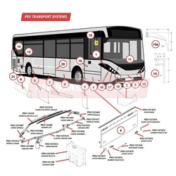 Alexander Dennis Enviro 200 MMC Single Door 8.9m Exterior Body-Alexander Dennis Enviro 200 MMC Single Door 8.9m Exterior Body-PSV Transport Systems Bus and Coach Parts