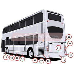 Alexander Dennis Enviro 400 Euro 4 Dennis Trident Exterior Body-Alexander Dennis Enviro 400 Euro 4 Dennis Trident Exterior Body-PSV Transport Systems Bus and Coach Parts