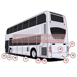 Alexander Dennis Enviro 400 Euro 5 Dennis Trident Exterior Body-Alexander Dennis Enviro 400 Euro 5 Dennis Trident Exterior Body-PSV Transport Systems Bus and Coach Parts