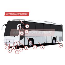 Alexander Dennis Plaxton Panther Mk 1 Exterior Body-Alexander Dennis Plaxton Panther Mk 1 Exterior Body-PSV Transport Systems Bus and Coach Parts