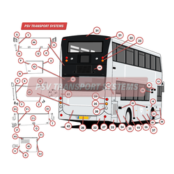 MCV D103 E-6 Hybrid BPC Exterior Body-MCV D103 E-6 Hybrid BPC Exterior Body-PSV Transport Systems Bus and Coach Parts