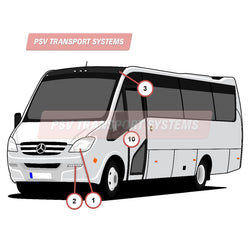 Mercedes Turas 800 Exterior Body-Mercedes Turas 800 Exterior Body-PSV Transport Systems Bus and Coach Parts