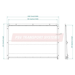 PSV UK and EU Compliant Manual Ramp Narrow-PSV UK and EU Compliant Manual Ramp Narrow-PSV Transport Systems Bus and Coach Parts