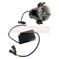 PSV/07/503-24V 90mm LED Dipped Beam Headlamp for UK Traffic with Superseal Connector-PSV Transport Systems Bus and Coach Parts