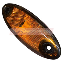 PSV/07/547-24V LED Side Marker Lamp with Black Housing and Amp Connector-PSV Transport Systems Bus and Coach Parts