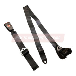 PSV/12/510-3 Point Inertia Seat Belt and Buckle, Buckle Connection Length Up to 470mm, Webbing Length Retractor to End Bracket 3140mm with Wire Loop, Horizontal Mounting-PSV Transport Systems Bus and Coach Parts