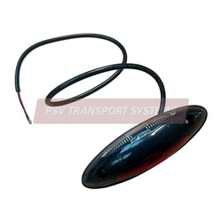 PSV/07/312-24V LED Marker Lamp Red/Clear Lens-PSV Transport Systems Bus and Coach Parts
