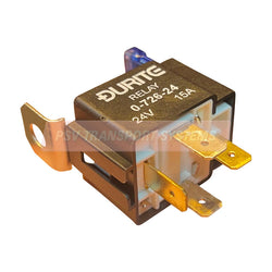PSV/11/042-24V 15 Amp Amp Mini Fused Make and Break Relay, 4 x 6.3mm Terminals, Fused with Bracket-PSV Transport Systems Bus and Coach Parts