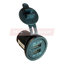 PSV/12/783-Double Output 12/24V, Output 5V 4.2Amp, Diameter 28mm-PSV Transport Systems Bus and Coach Parts