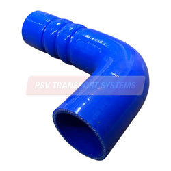 PSV/15/295-90 Degree Convoluted Silicone Hose Elbow Reducer, 57mm > 50.8mm-PSV Transport Systems Bus and Coach Parts