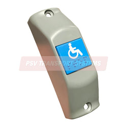 PSV/60/513-Bell Push with Grey Body and Blue Disabled Button-PSV Transport Systems Bus and Coach Parts