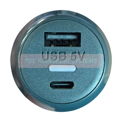 PSV/99/198-Double Output 12/24-5V USB A and USB C Charger, IP65 Rated-PSV Transport Systems Bus and Coach Parts