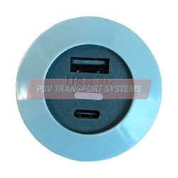 PSV/99/200-Dual Output USB A and USB C Charger, Front Fit-PSV Transport Systems Bus and Coach Parts