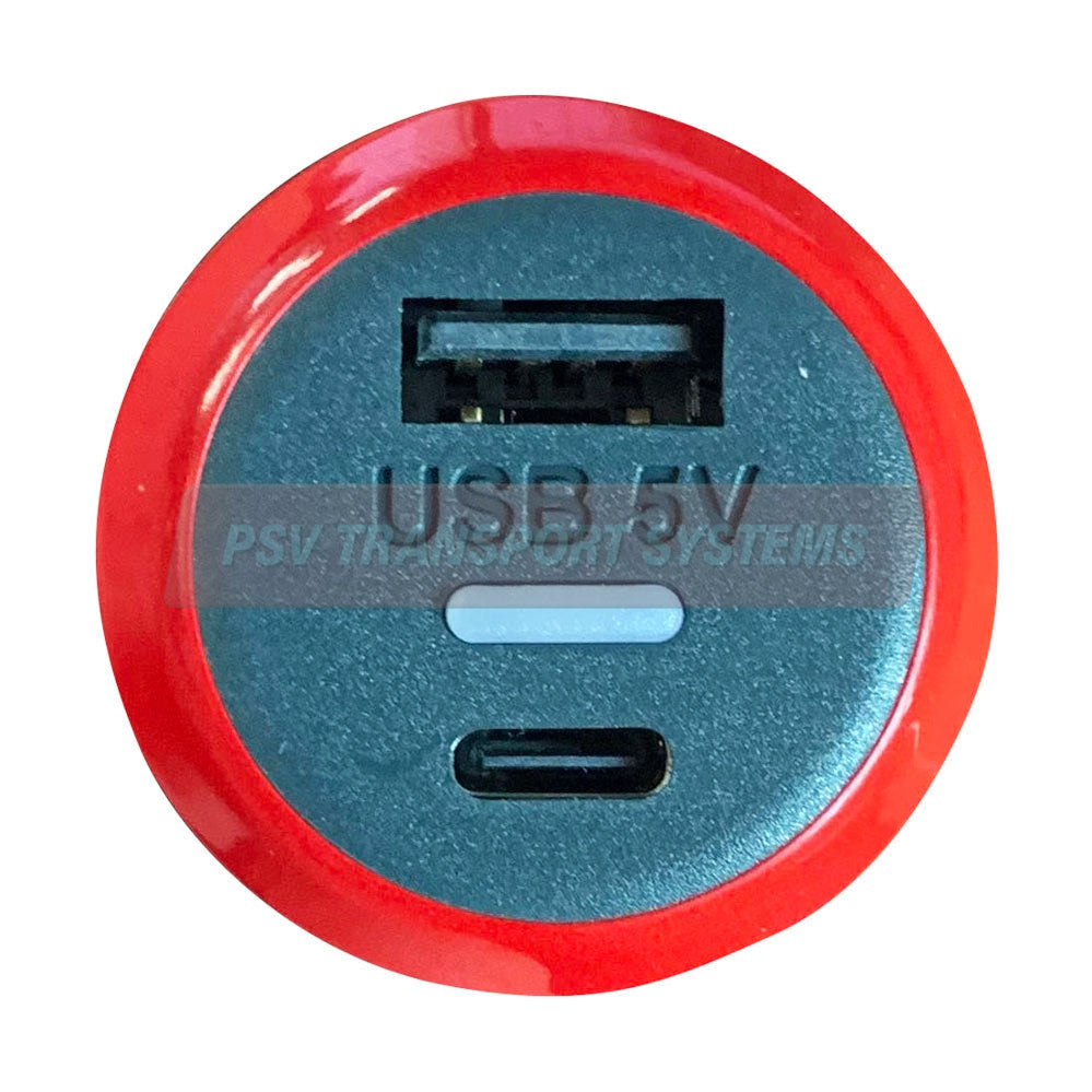 PSV/99/203-Double Output 12/24-5V USB A and USB C Charger, IP65 Rated ...