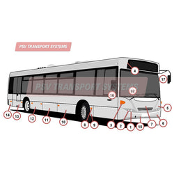 Scania Omnilink K230UB Exterior Body-Scania Omnilink K230UB Exterior Body-PSV Transport Systems Bus and Coach Parts