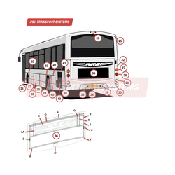Wrightbus Eclipse B8RLE Exterior Body (Based on Body Number AJ701 BA15 BXS)-Wrightbus Eclipse B8RLE Exterior Body (Based on Body Number AJ701 BA15 BXS)-PSV Transport Systems Bus and Coach Parts