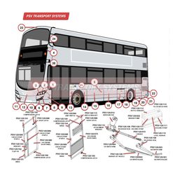 Wrightbus Gemini 3 B5TL Euro 6 Exterior Body (Based on Body AK290)-Wrightbus Gemini 3 B5TL Euro 6 Exterior Body (Based on Body AK290)-PSV Transport Systems Bus and Coach Parts