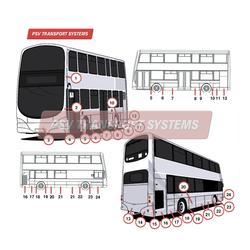 Wrightbus Gemini MK1 B7/B9TL Double Door (Based on Registration LJ51 DJO)-Wrightbus Gemini MK1 B7/B9TL Double Door (Based on Registration LJ51 DJO)-PSV Transport Systems Bus and Coach Parts