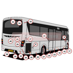 Wrightbus Streetlite 8.8m Wheel Forward Exterior Body (Based on Body AE494)-Wrightbus Streetlite 8.8m Wheel Forward Exterior Body (Based on Body AE494)-PSV Transport Systems Bus and Coach Parts