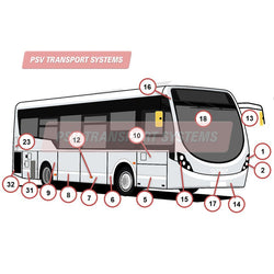 Wrightbus Streetlite TFL 10.2m Exterior Body (Based on Bodies AN154-162)-Wrightbus Streetlite TFL 10.2m Exterior Body (Based on Bodies AN154-162)-PSV Transport Systems Bus and Coach Parts