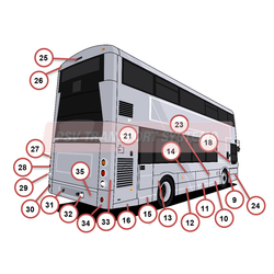 Wrightbus Streetdeck MH3 Based on Vehicle Reg BX69 CVH and Body Numbers AR787 – AR805 Exterior Body-Wrightbus Stealth Exterior Body-PSV Transport Systems Bus and Coach Parts