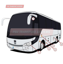 Yutong TC9 Exterior Body-Yutong TC9 Exterior Body-PSV Transport Systems Bus and Coach Parts